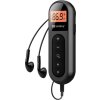 Sandberg kapesní FM rádio Recharge, dobíjecí baterie, display, černá