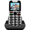 EVOLVEO EasyPhone, mobilní telefon pro seniory s nabíjecím stojánkem, bílá