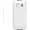 EVOLVEO EasyPhone, mobilní telefon pro seniory s nabíjecím stojánkem, bílá
