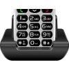 EVOLVEO EasyPhone, mobilní telefon pro seniory s nabíjecím stojánkem, bílá