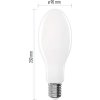 LED žárovka Filament ED90 / E40 / 36 W (327 W) / 6 000 lm / neutrální bílá