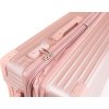 PRETTY UP Kufr na kolečkách ABS25, malý, zlatorůžový