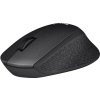 Logitech M330/Kancelářská/Optická/Pro praváky/1 000 DPI/Bezdrátová USB/Černá