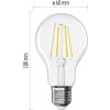 LED žárovka Filament A60 / E27 / 5,9 W (60 W) / 806 lm / teplá bílá