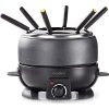 Sada na fondue | 6 Osob | 2.3 l | Nastavitelná regulace teploty | 800 W | Chladná rukojeť | Protiskluzové dno | Ochrana proti přehřátí