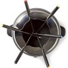Sada na fondue | 6 Osob | 2.3 l | Nastavitelná regulace teploty | 800 W | Chladná rukojeť | Protiskluzové dno | Ochrana proti přehřátí