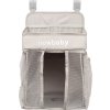 Organizér na postýlku TinyTidy New Baby šedý