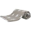 Deka Stars, tmavošedá/bílá