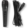 Kabelový mikrofon | Kardioid | Odnímatelný kabel | 5.00 m | 80 Hz - 12 kHz | 600 Ohm | -75 dB | Vypínač | Včetně přepravního pouzdra | ABS / Hliník | Černá