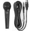 Kabelový mikrofon | Kardioid | Odnímatelný kabel | 5.00 m | 80 Hz - 13 kHz | 600 Ohm | -72 dB | Vypínač | Včetně přepravního pouzdra | ABS / Hliník | Černá