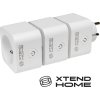 Xtend Home set 3x chytrá interní zásuvka, měření příkonu, správné spínání fáze, Tuya