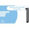 Venkovní solární LED světlo Viking SR07 - 2ks/1000 lm/IP54/2 režimy/teplá bílá