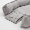 Mušelínové hnízdečko pro miminko New Baby light grey