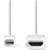 Mini DisplayPort kabel | DisplayPort 1.2 | Mini DisplayPort Zástrčka | Konektor HDMI ™ | 21.6 Gbps | Poniklované | 2.00 m | Kulatý | PVC | Bílá | Label