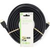 High Speed HDMI™ kabel s Ethernetem | Konektor HDMI ™ | Konektor HDMI ™ | 4K@60Hz | ARC | 18 Gbps | 15.0 m | Kulatý | PVC | Černá | Label