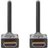 High Speed HDMI™ kabel s Ethernetem | Konektor HDMI ™ | Konektor HDMI ™ | 4K@60Hz | ARC | 18 Gbps | 20.0 m | Kulatý | PVC | Černá | Label