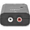 Digitální Audio Převodník | 1cestný | Vstupní konektor: 2x RCA Zásuvka | Výstupní konektor: 1x S / PDIF (RCA) Zásuvka / 1x TosLink Zásuvka | ARC | Manuální | Černá