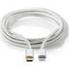 Lightning Kabel | USB 2.0 | Apple Lightning 8pinový | USB-C™ Zástrčka | 480 Mbps | Pozlacené | 2.00 m | Kulatý | Nylon / Opletený | Hliník | Box s Okénkem