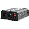 Měnič Modifikovaná sinusoida | Vstupní napětí: 12 V DC | Výstupní napájecí konektor(y): Type E (CEE 7/5) / USB-A | 230 V AC 50 Hz | 1000 W | Špičkový výstupní výkon: 2000 W | Svorkovnice | Stříbrná