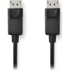 Displayport kabel | DisplayPort Zástrčka | DisplayPort Zástrčka | 4K@60Hz | Poniklované | 3.00 m | Kulatý | PVC | Černá | Label