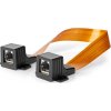 NEDIS Cat 5e UTP kabel/ RJ45 zásuvka - RJ45 zásuvka/ na okenní rámy/ vnitřní a venkovní/ plochý/ nylon/ černý/ box/ 30cm
