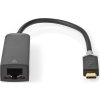 Síťový adaptér USB | USB 3.2 Gen 1 | 1000 Mbps | USB-C™ Zástrčka | RJ45 Zásuvka | 0.20 m | Kulatý | Pozlacené | Pocínovaná Měď | Antracit | Box