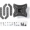 Nástěnný TV Držák Full Motion | 23 - 55 " | Maximální podporovaná hmotnost obrazovky: 30 kg | Naklápěcí | Otočné | Minimální vzdálenost od stěny: 67 mm | Maximální vzdálenost od stěny: 67 mm | 1 Otočný bod(y) | ABS / Ocel | Černá