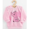 Kojenecká souprava tričko a tepláčky New Baby Happy Elephant pink 86 (12-18m)