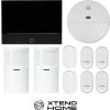 Xtend Home alarmový set, jednotka 7", 2x pohyb čidlo, 2x dveřní čidlo, 4x dálkové ovládání, 1x kouř čidlo, Tuya