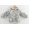 Kojenecká zateplená Wellsoft zimní mikinka s kapucí New Baby Winter times 68 (4-6m)