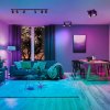 IMMAX NEO PUNTO-4S SMART bodové svítidlo čtverec 4 hlavy, GU10 4,8W, RGB+CCT, Zigbee 3.0, TUYA
