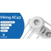 Síťový adaptér Viking AC43/Output: 4xAC, 2xUSB-A, 1xUSB-C/výkon až 3500W/ ON/OFF tlačítko