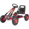 Dětská šlapací motokára Go-kart Baby Mix Razor červená