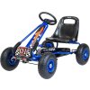 Dětská šlapací motokára Go-kart Baby Mix Razor modrá
