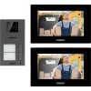 EVOLVEO DoorPhone AP2-2 drátový videotelefon pro dva byty s aplikací, černý