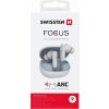 Swissten bluetooth anc sluchátka focus bílá