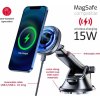 Swissten magnetický držák do auta s bezdrátovým nabíjením 15w dashboard (kompatibilní s magsafe)