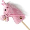 Hobby Horse se zvukem a kolečky Rosie Baby Mix pink