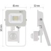 LED reflektor SIMPO, 10W, PIR, neutrální bílá