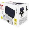Solární LED reflektor SPILO s pohybovým čidlem, černý, teplá bílá