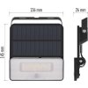 Solární LED reflektor SOLO s pohybovým čidlem, černý, neutrální bílá