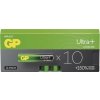 Alkalická baterie GP Ultra Plus AAA (LR03), 10 ks