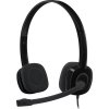 POŠKOZENÝ OBAL - Logitech Headset Stereo H151/ drátová sluchátka + mikrofon/ 3,5 mm jack/ černá