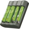 Nabíječka baterií GP Recharge B441 + 2× AA Recharge 2100 mAh + 2× AAA Recharge 800 mAh