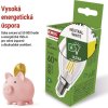 LED žárovka Filament Mini Globe  A CLASS/ E14 / 3,8 W (60 W) / 806 lm / neutrální bílá