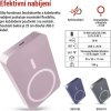 EMOS POWERBANKA WI1046, bezdrátové nabíjení 20W, 10.000mAh, LOSOSOVÁ, 1xUSB-C