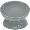 Ergonomická keramická miska XXL, vyvýšená, 0,35l/ o 17cm, šedá