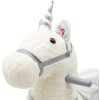 Houpací hračka s melodií a kolečky Unicorn Baby Mix bílá