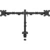 Neomounts NERO Double Flat Screen Desk Mount 10-32 " (phone holder+Quick-fix clamp/grommet)
