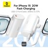 Baseus power banka 5000mAh 20W USB-C bílá